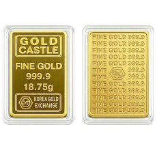 (오늘발송)골드캐슬 골드바 18.75g(5돈) 999.9%